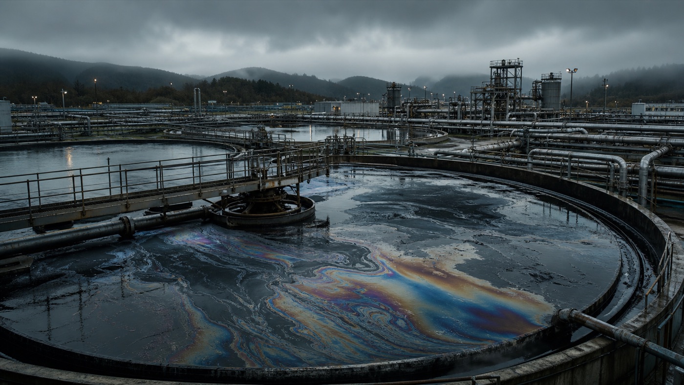 Tratamiento de aguas industriales con presencia de hidrocarburos